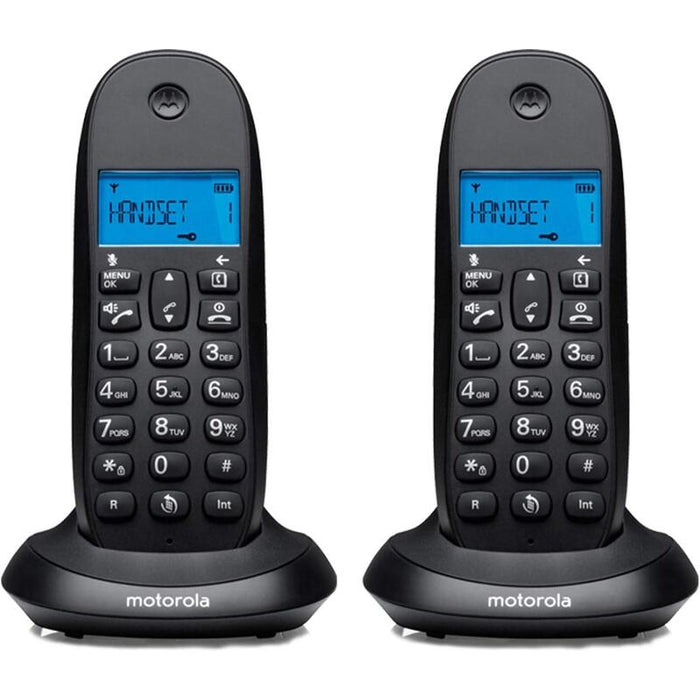 Telefono Dect Motorola C1002cb+Duo Negro