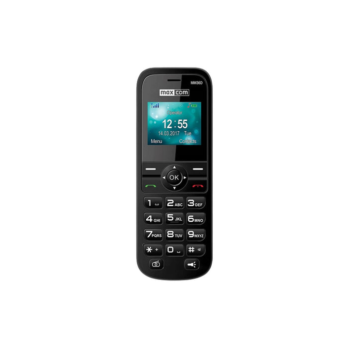 Teléfono Inalámbrico Maxcom Mm35d Negro