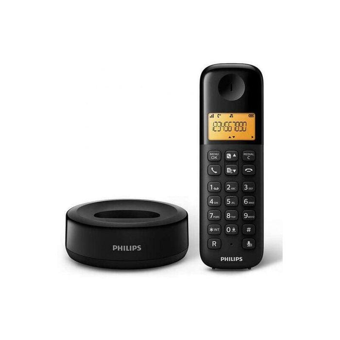 Teléfono Inalámbrico Philips D1601b 34 Negro