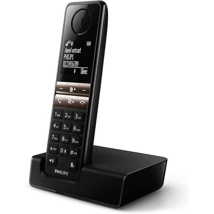 Teléfono Inalámbrico Philips D4701b 34 Negro