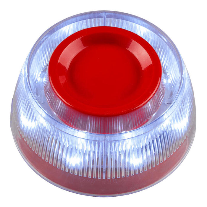 Teletek Sensoiris-Wsst-Is Sirena Con Flash Y Aislador. Color Rojo. Requiere Base Standard No Incluida. Certificado En54-23