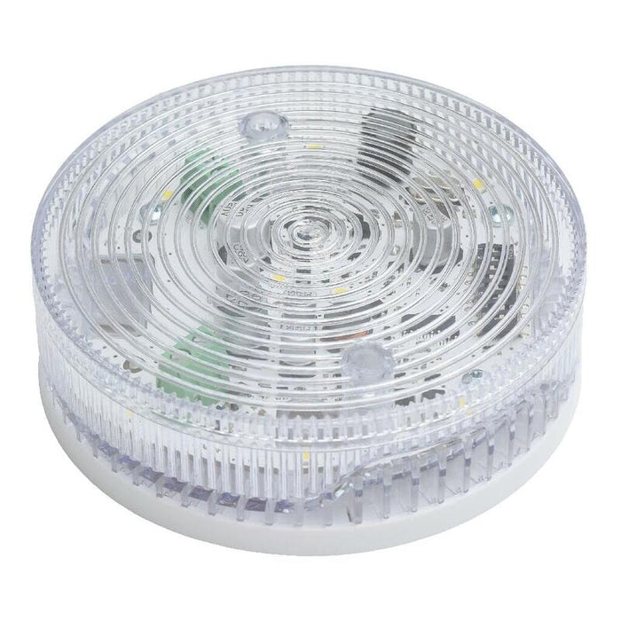 Teletek Sf100wsst Sirena De Incendio Interior De Montaje En Pared, Con Luz Estroboscópica. En54. Blanco