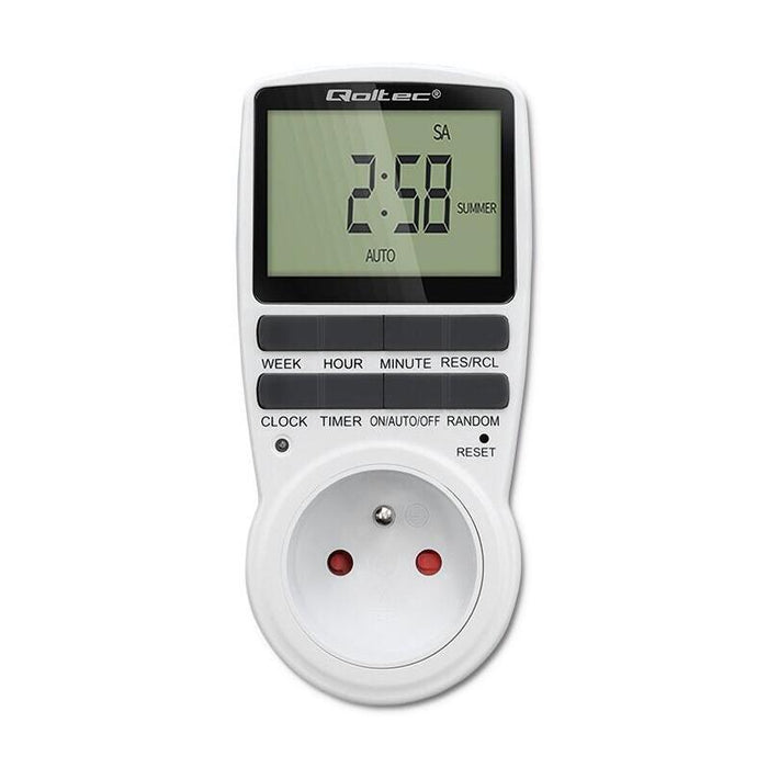 Temporizador Electrónico Qoltec 50628 Pc0628 Con Lcd