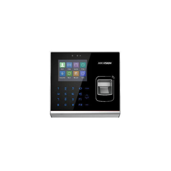Terminal Control Acceso Huella Dactilar Lcd-Tft 2,8" Tarjetas Mifare Teclado Hikvision