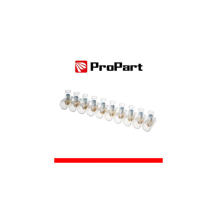 Terminales Voladores Transparentes 10 Polos 2,5 Mm2 450v 10u