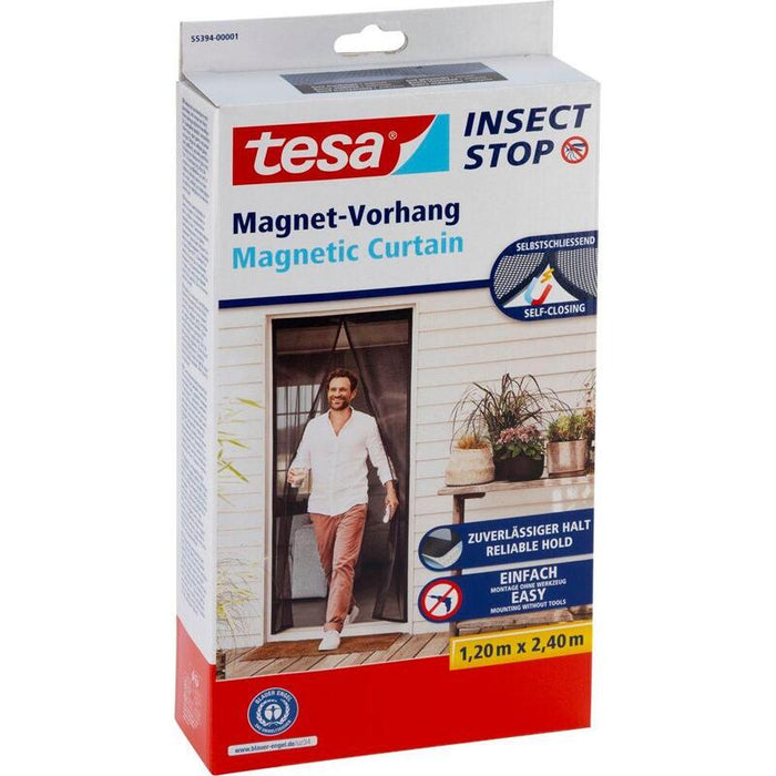Tesa Insect Stop Magnet. Curtain For Door Xl 1,2x2,4m Anthracite