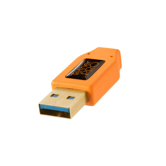 Tether Tools Cu61rt15-Org Cable Usb 4,6 M 3.2 Gen 1 (3.1 Gen 1) Usb A Micro-Usb B Naranja