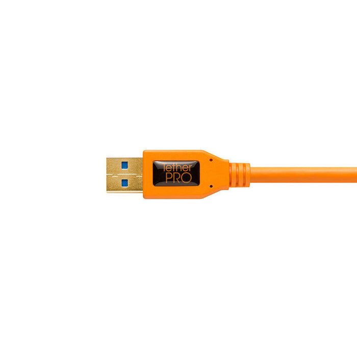 Tether Tools Cu61rt15-Org Cable Usb 4,6 M 3.2 Gen 1 (3.1 Gen 1) Usb A Micro-Usb B Naranja