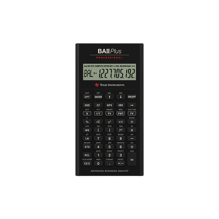 Texas Instruments Ba Ii Plus
