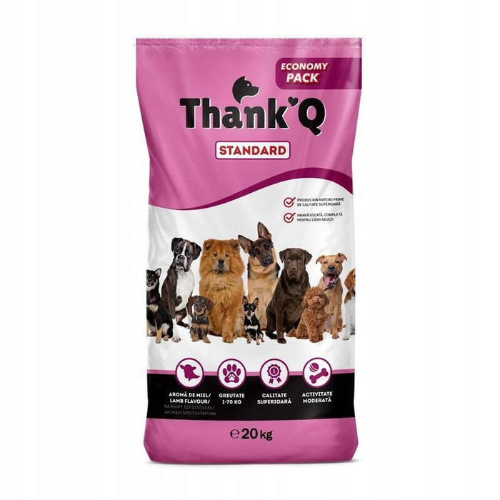 Thank"Q Standard Karma Para Perro, Jagniecina 20kg