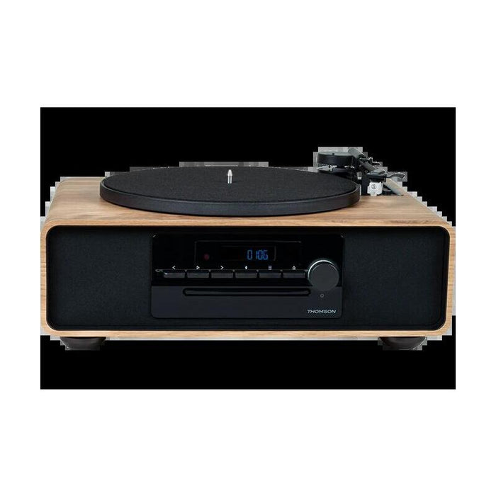 Thomson Mic300tt Micro Cadena 60w Bluetooth 5.0 Con Tocadiscos Integrado - Reproductor De Cd, Radio Fm, Reproductor Usb