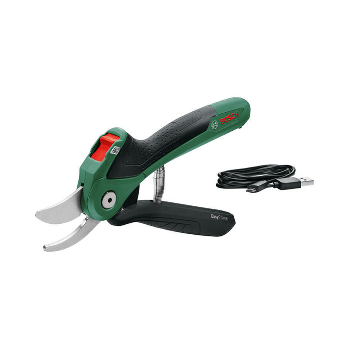 Tijeras De Podar Inalámbricas Bosch Easyprune Classic, 3,6 Voltios Verde/Negro, Reducen La Tensión En La Mano 06008b2102