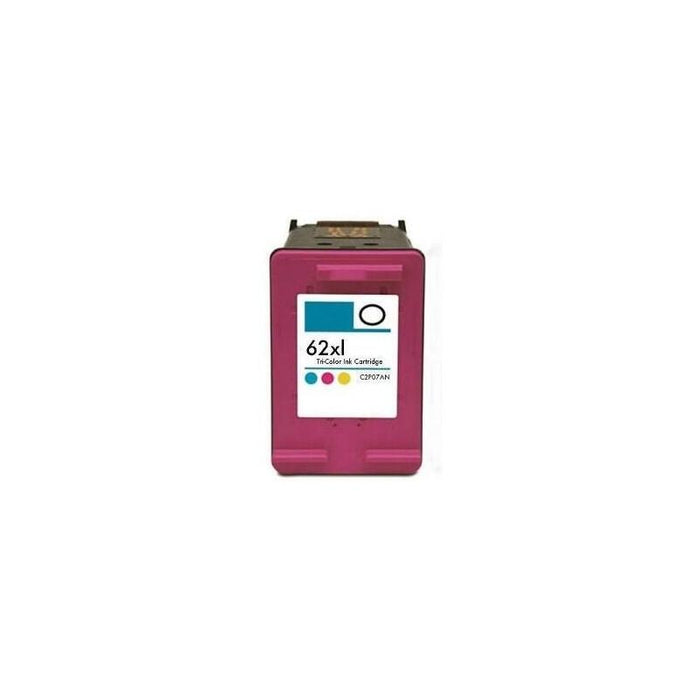 Tinta Compatible Hp 62xl Tricolor Remanufacturada C2p07ae