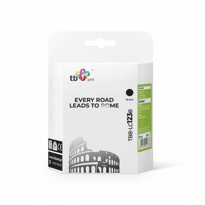 Tinta Compatible Para Brother Lc123   Tbb-Lc123b Bk