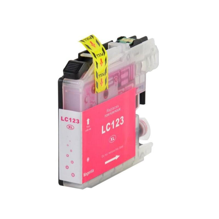 Tinta Compatible Para Brother Lc123 Xl Magenta Lc121xl/Lc123m/Lc121m