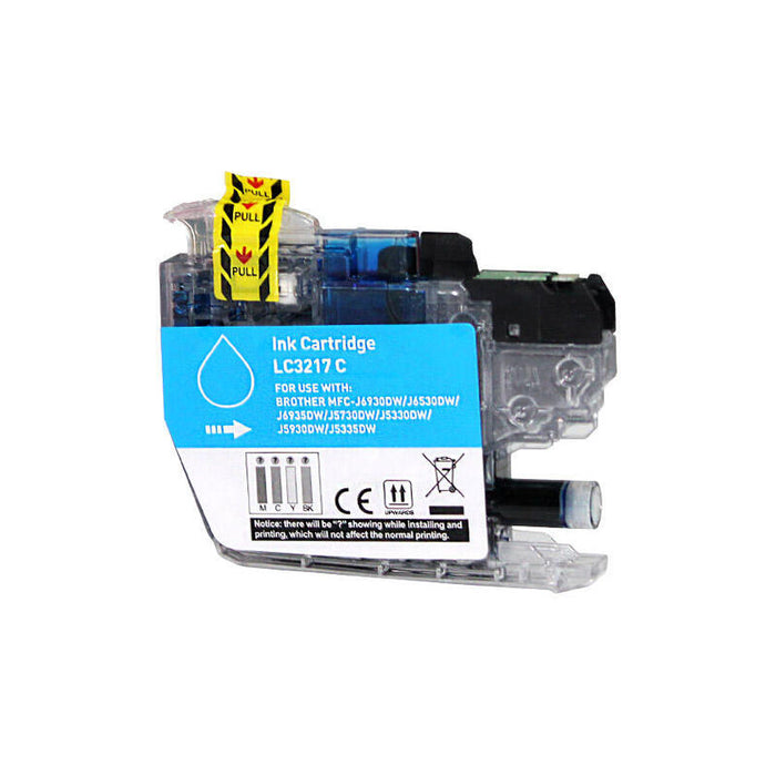 Tinta Compatible Para Brother Lc3217 Cyan   Lc3217c