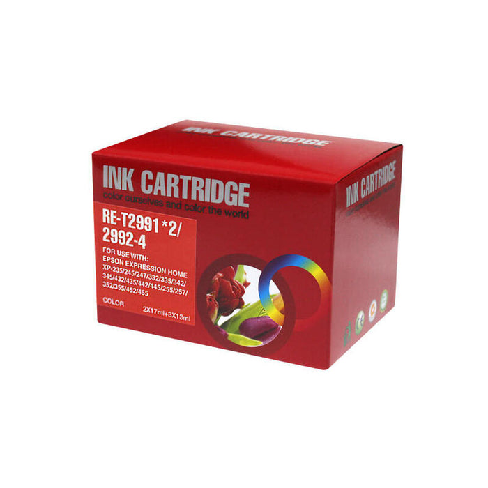 Tinta Compatible Para Epson T2996/T2986 Multipack De 5 Cartuchos De Tinta Compatible