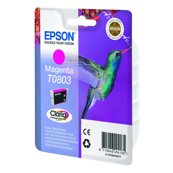 Tinta Original Epson T0803 Magenta