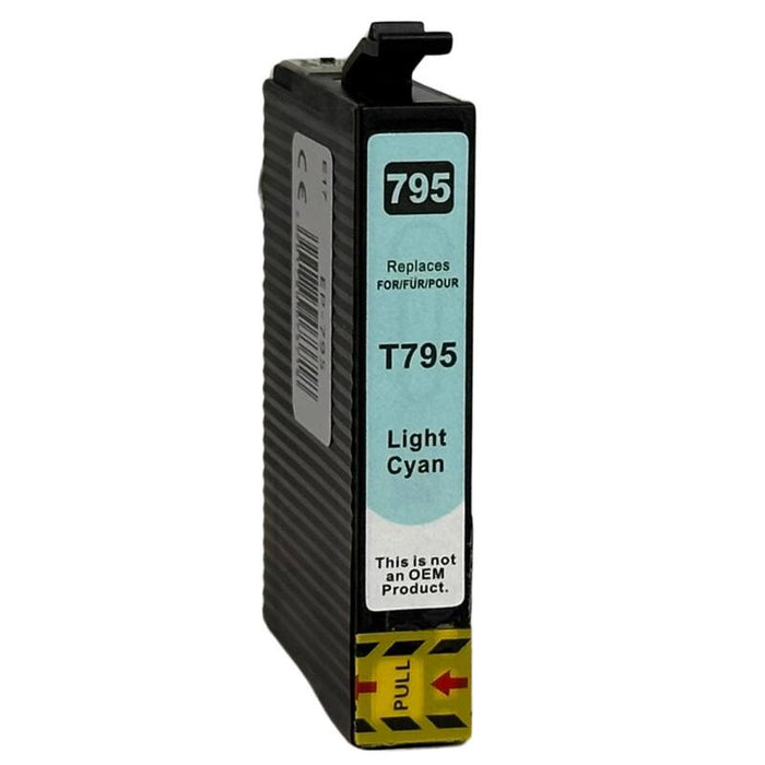 Tinta Para Epson C13t07954010 / T0795 Light Cyan 18 Ml Bulk