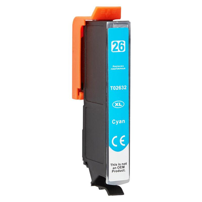 Tinta Para Epson C13t26324010 / T2632 Cyan 13 Ml Bulk