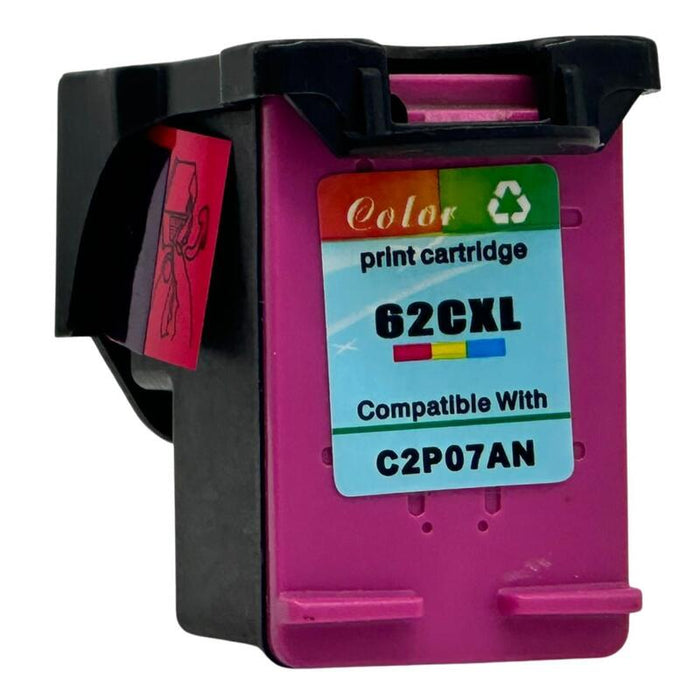 Tinta Para Hp C2p07ae / 62xl Rem. Multicolor 18 Ml Bulk