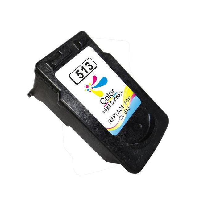 Tinta Remanufacturado Para Canon Cl513/Cl511 Tricolor  2971b001/2972b001 (Muestra Nivel De Tinta)