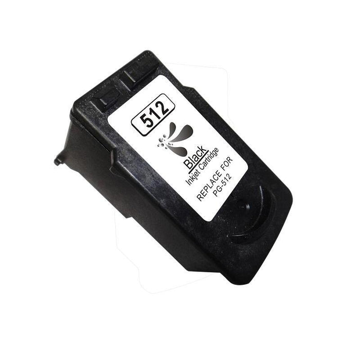 Tinta Remanufacturado Para Canon Pg512/Pg510 Negro  2969b001/2970b001 (Muestra Nivel De Tinta)