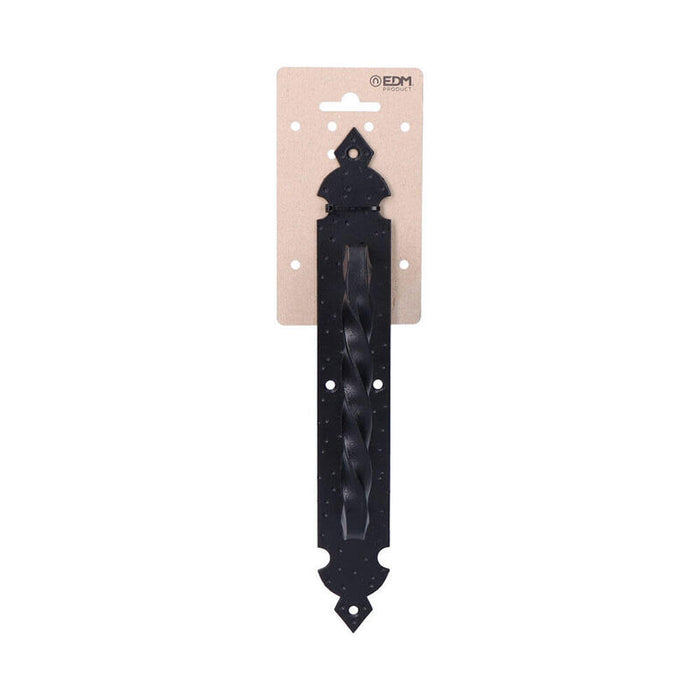 Tirador De Puerta 275mm Forja Negro Edm