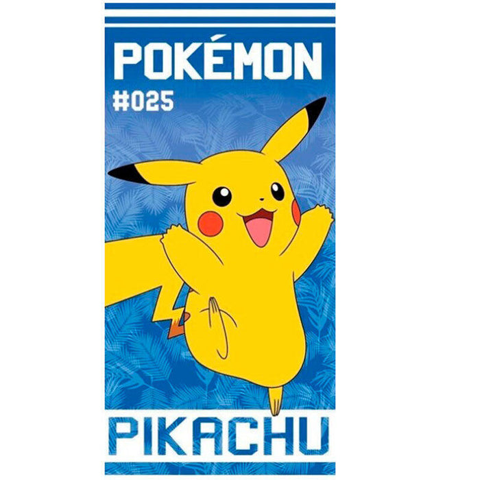 Toalla Pikachu Pokemon Algodon