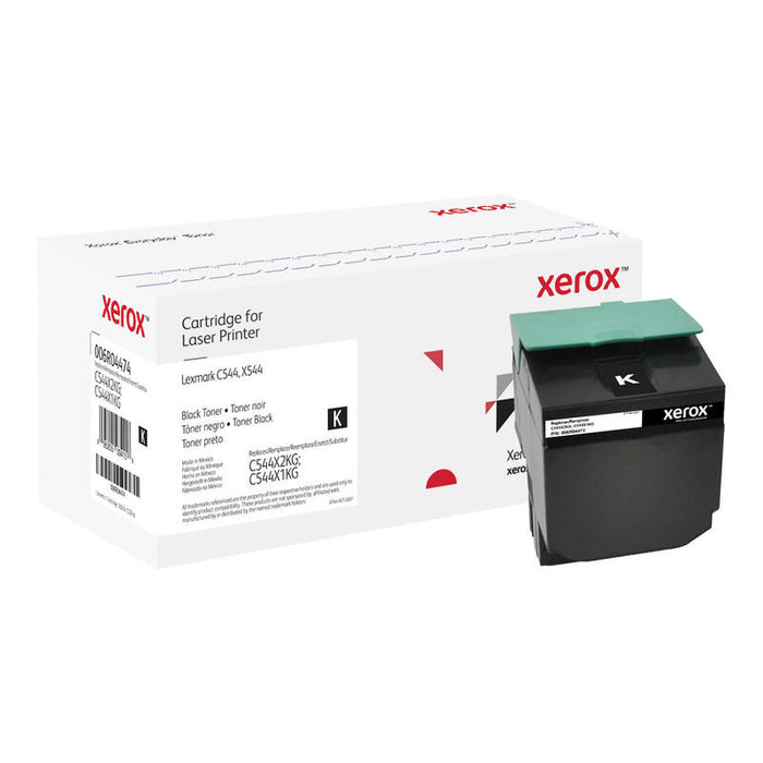 Tóner Compatible Xerox 006r04474 Compatible Con Lexmark C544x2kg  C544x1kg  Negro