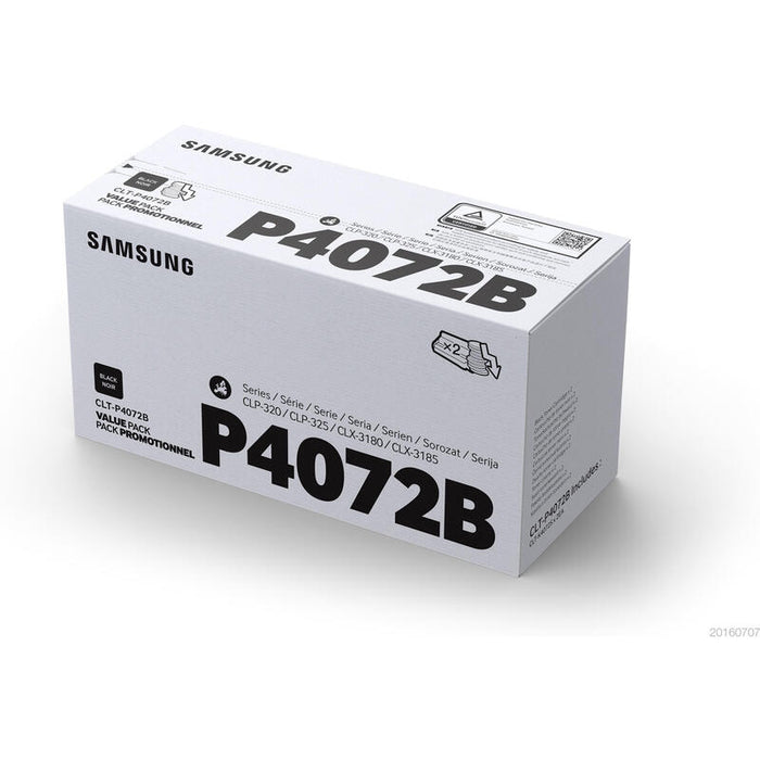 Toner Hp Compatible Samsung Clt-P4072b 2 Pack Negro Su381a