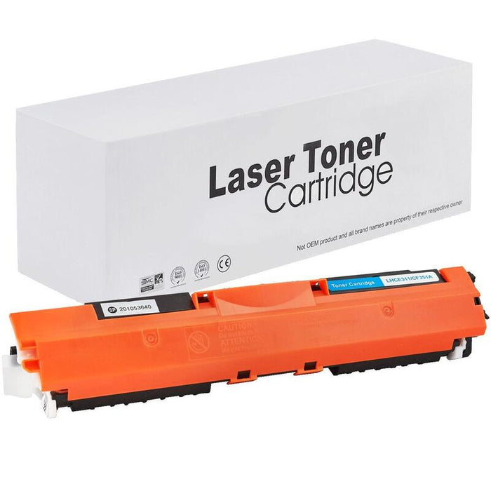 Tóner Para Hp Ce311a / Cf351a Cyan 1000 Páginas Neutral Box