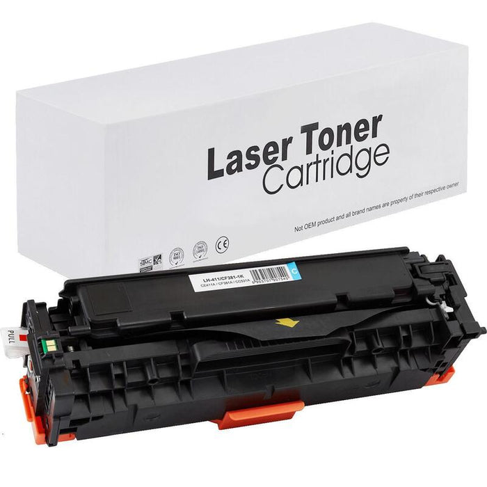 Tóner Para Hp Ce411a / Cf381a / Cc531a / Crg718 Cyan 2800 Páginas Neutral Box