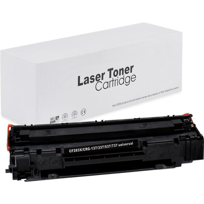 Tóner Para Hp Cf283x / Crg737 Negro 2400 Páginas Neutral Box