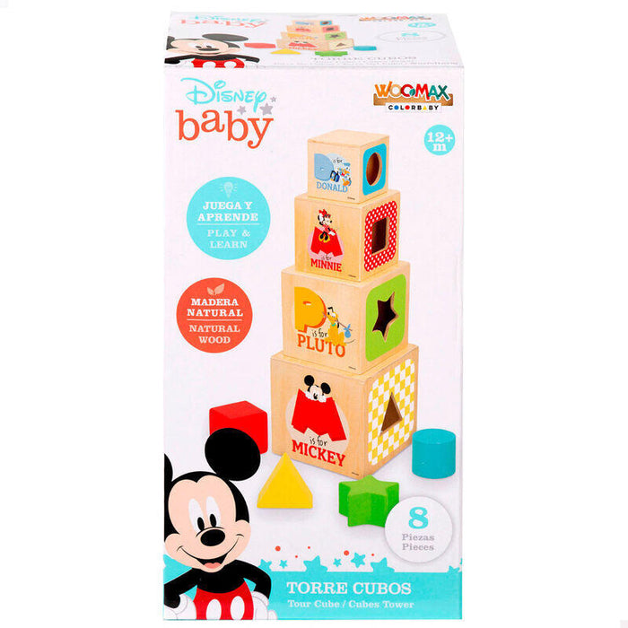 Torre Cubos Madera Disney