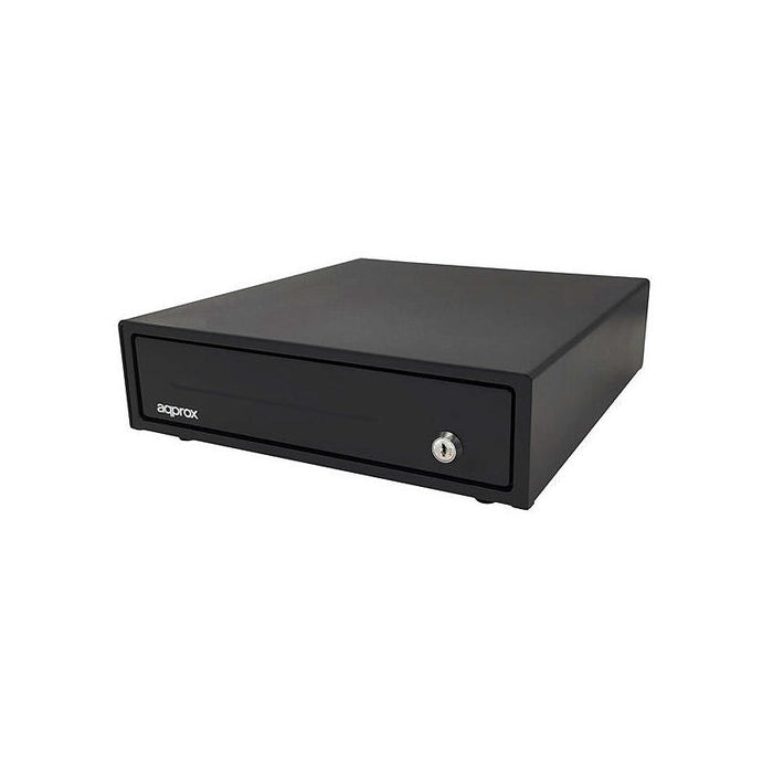 Tpv Cajon Portamonedas Compacto Approx App3 Black 33x36 Apertura Manual Y Automatica Color Negro