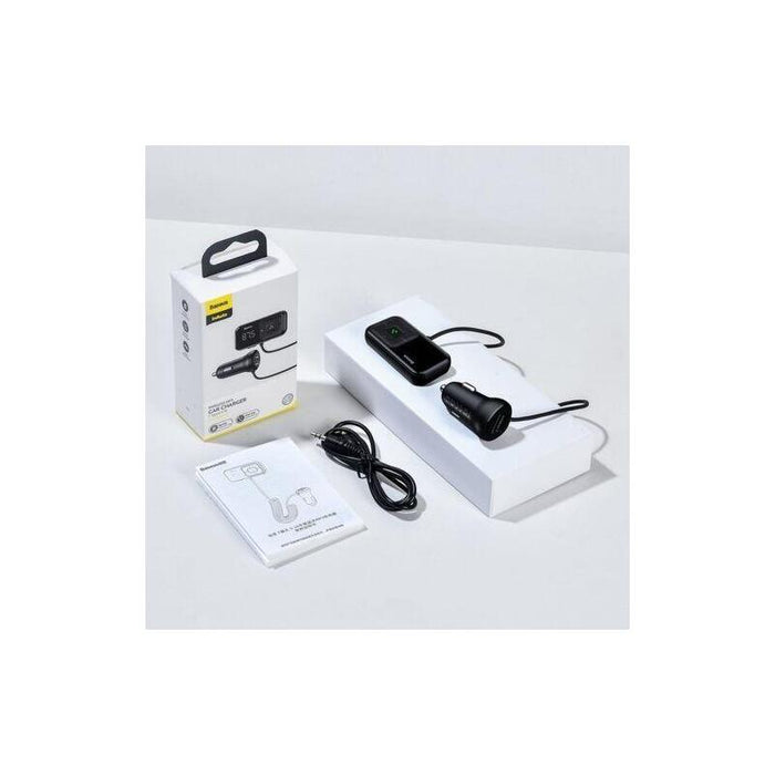Transmiter Samochodowy + Ladowarka Baseus Bluetooth Mp3 S-16 (Negro)