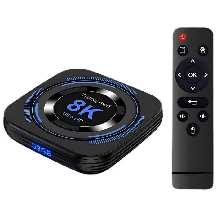 Transpeed 8k H618 4gb/64gb Wifi Dual Android 12 Negro - Android Tv
