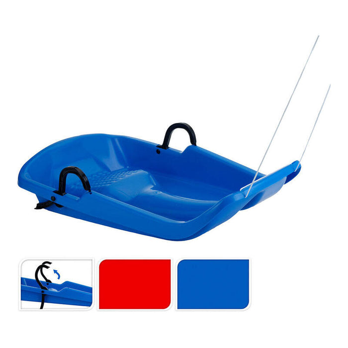Trineo De Nieve Con Freno Doble 80x40x11,5cm (Colores Surtidos)