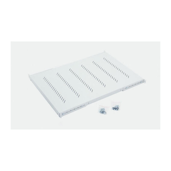 Triton Balda Perforada 19 , 1u / 650mm, Capacidad De Carga 150kg, Gris