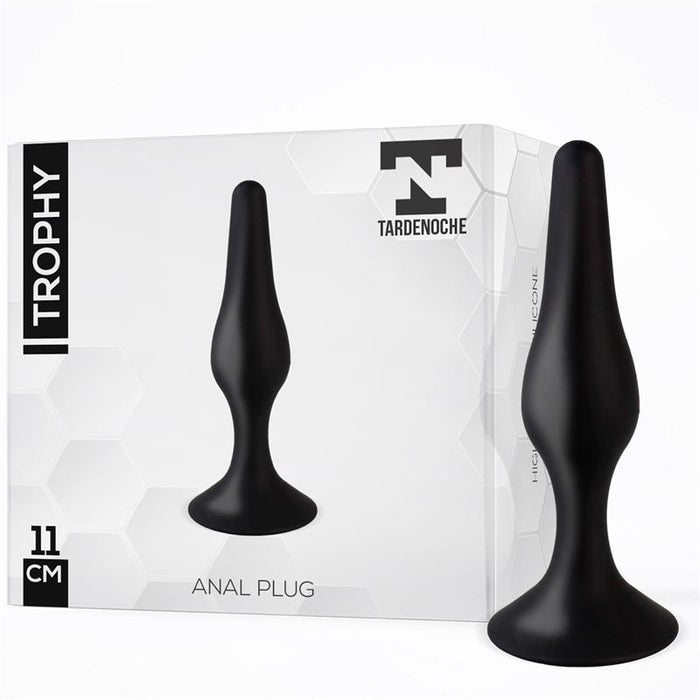 Trophy Plug Anal 11 Cm Silicona Negro