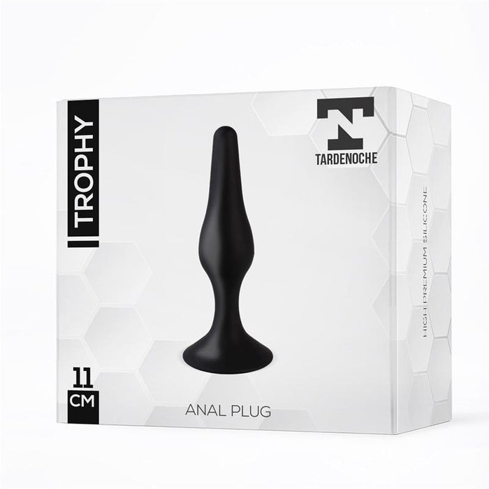 Trophy Plug Anal 11 Cm Silicona Negro