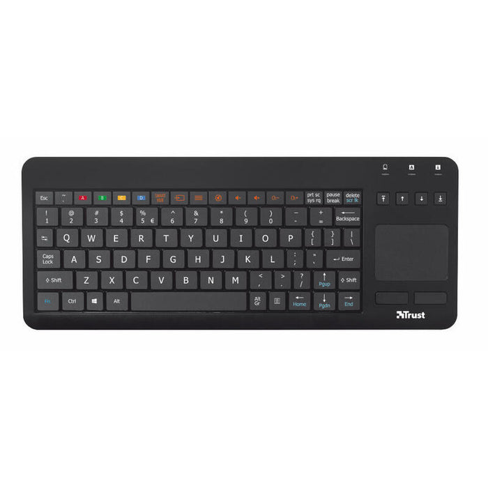 Trust Teclado Touchpad Sento Español Qwerty Inalambrico Negro 20062