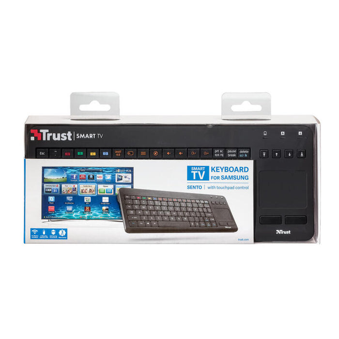 Trust Teclado Touchpad Sento Español Qwerty Inalambrico Negro 20062