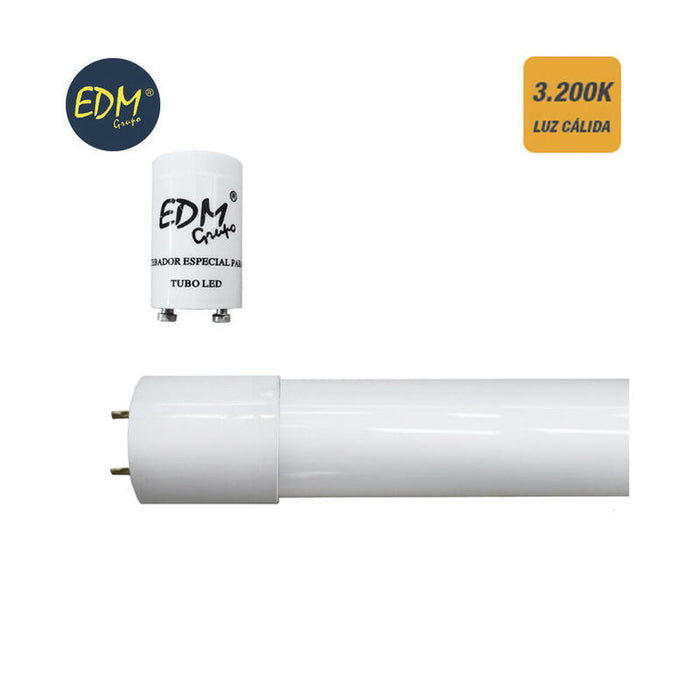 Tubo Led T8 22w 2000lm 3200k Luz Calida (Eq.58w) Ø2,6x150cm Edm