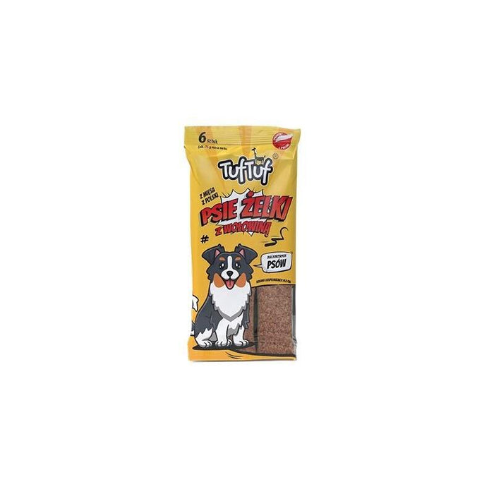 Tuf Tuf Dog Gel - Tiras De Carne De Res 6 Uds.