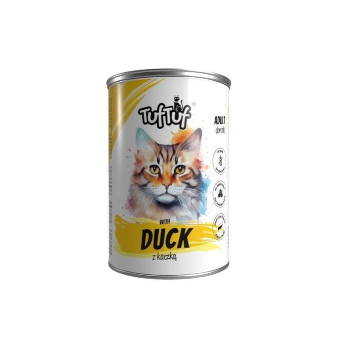 Tuf Tuf Lata De Carne Picada De Pato Para Gato 400g
