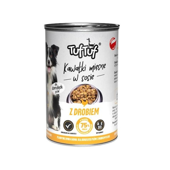 Tuf Tuf Meaty Chunks With Poultry - Comida Húmeda Para Perros - 1250g