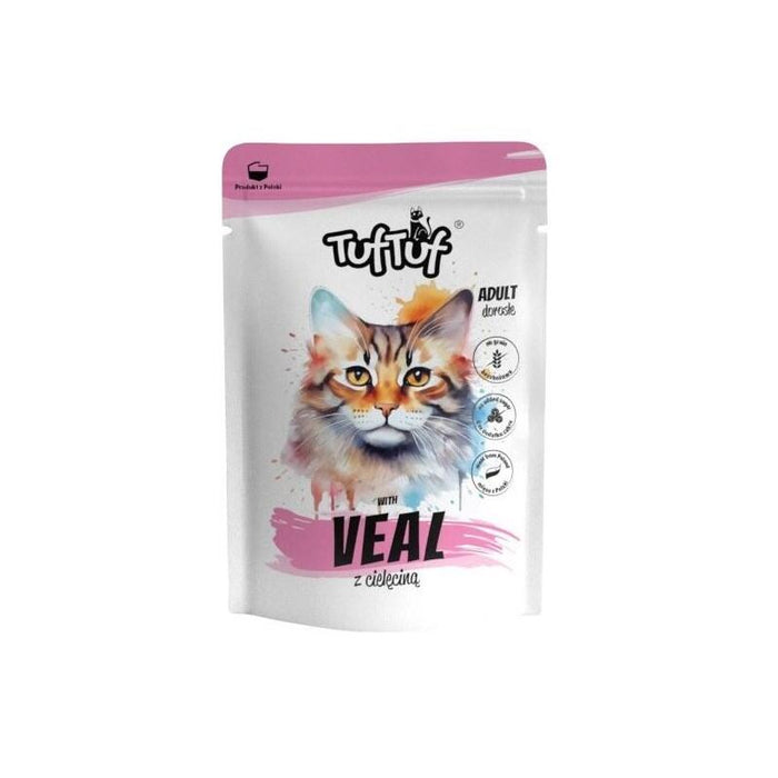 Tuf Tuf With Veal - Comida Húmeda Para Gatos - 300g