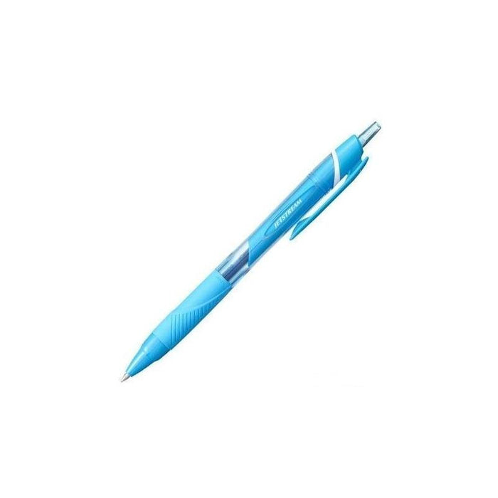 Uniball Rollerball Jetstream Colores Sxn-150c-07 Retráctil Azul Claro -10u-